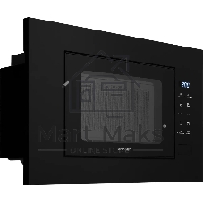 Микроволновая печь встраиваемая Weissgauff HMT-206 Compact Grill черный, 20 л, 700 Вт, переключатели - сенсор