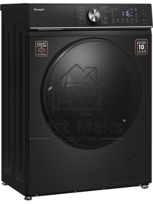 Стиральная машина Weissgauff WM 4106 D Black Edition черный, загрузка фронтальная 6 кг, 1000 об/мин, класс: А
