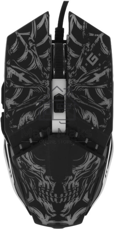 Мышь проводная Defender Prototype GM-670L черный, 2400 dpi, USB, кнопки - 6