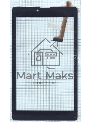 Сенсорное стекло (тачскрин) HSCTP-827-8-V1, черное