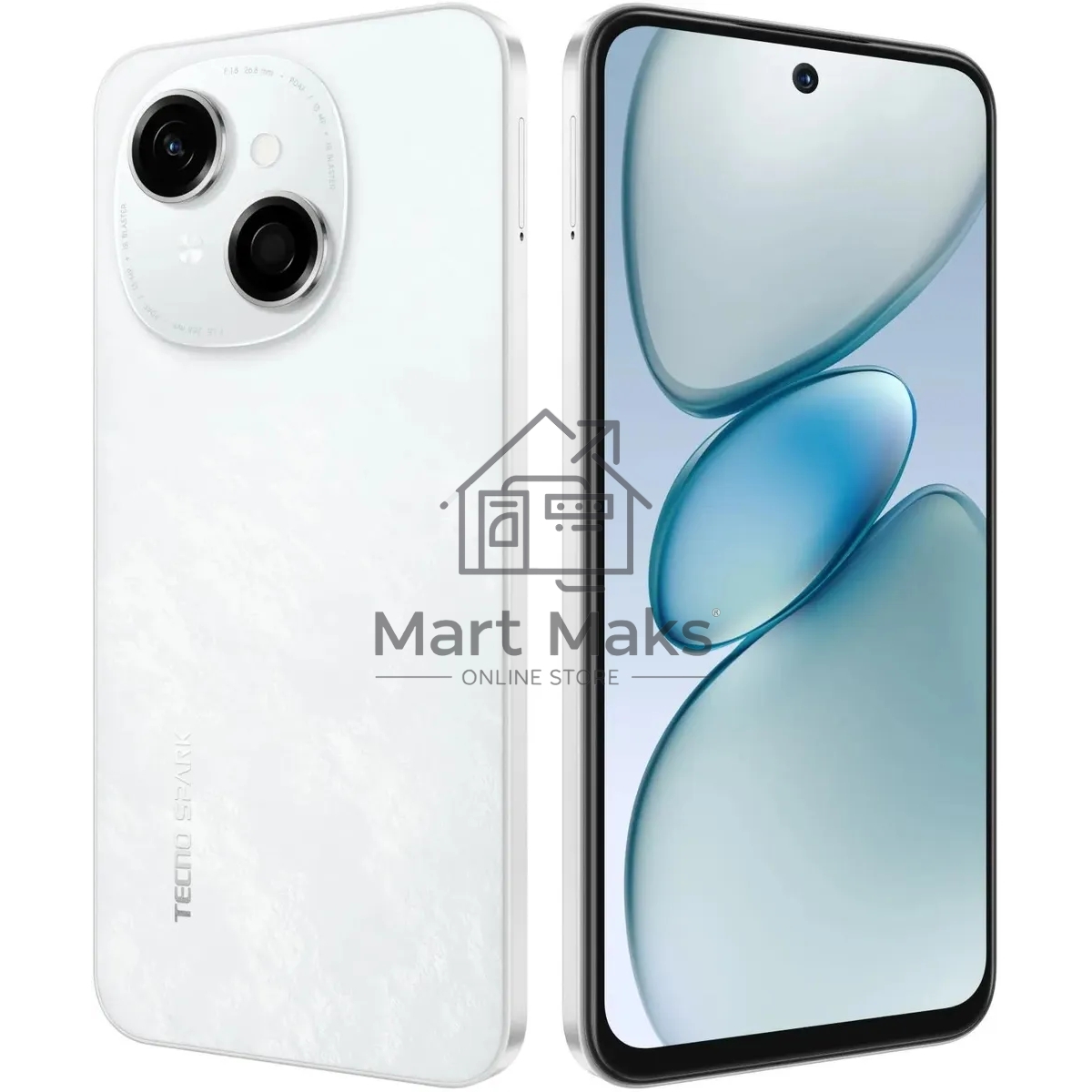 Смартфон Tecno SPARK GO 1, 3/64Gb, белый