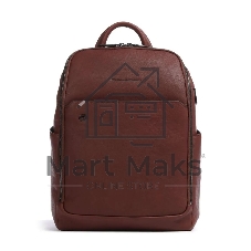 Рюкзак мужской Piquadro Black Square CA6501B3/CU, кожа, табачный