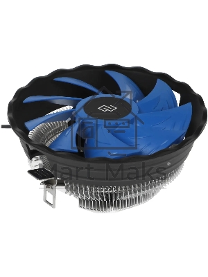 Кулер для процессора Digma D-CPC95-2 синий/черный, 120 мм, алюминий, 1500 об/мин, 29 дБ, 3 pin, 95 Вт, 66 мм