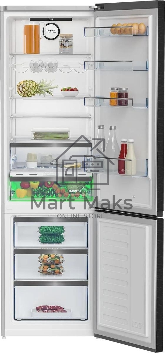 Холодильник Beko B5RCNK403ZWB черный 257/100л двухкамерный морозилка снизу, No Frost