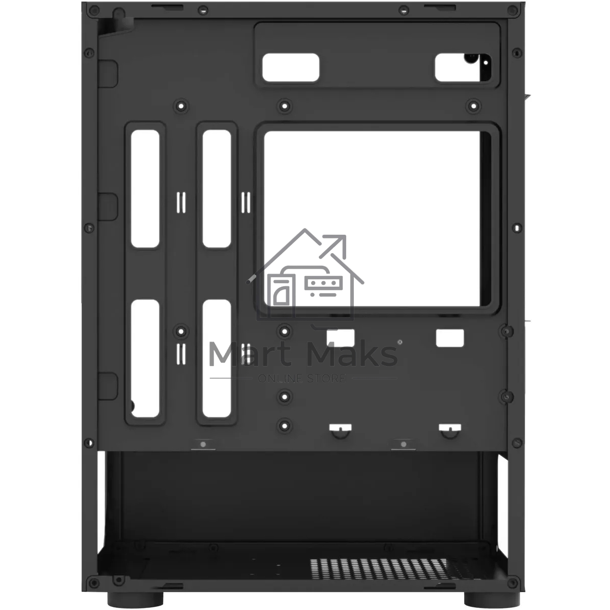 Компьютерный корпус Bloody BD-CC102F черный без БП mATX 2x120мм 2xUSB 2.0 1xUSB 3.0 audio bott PSU