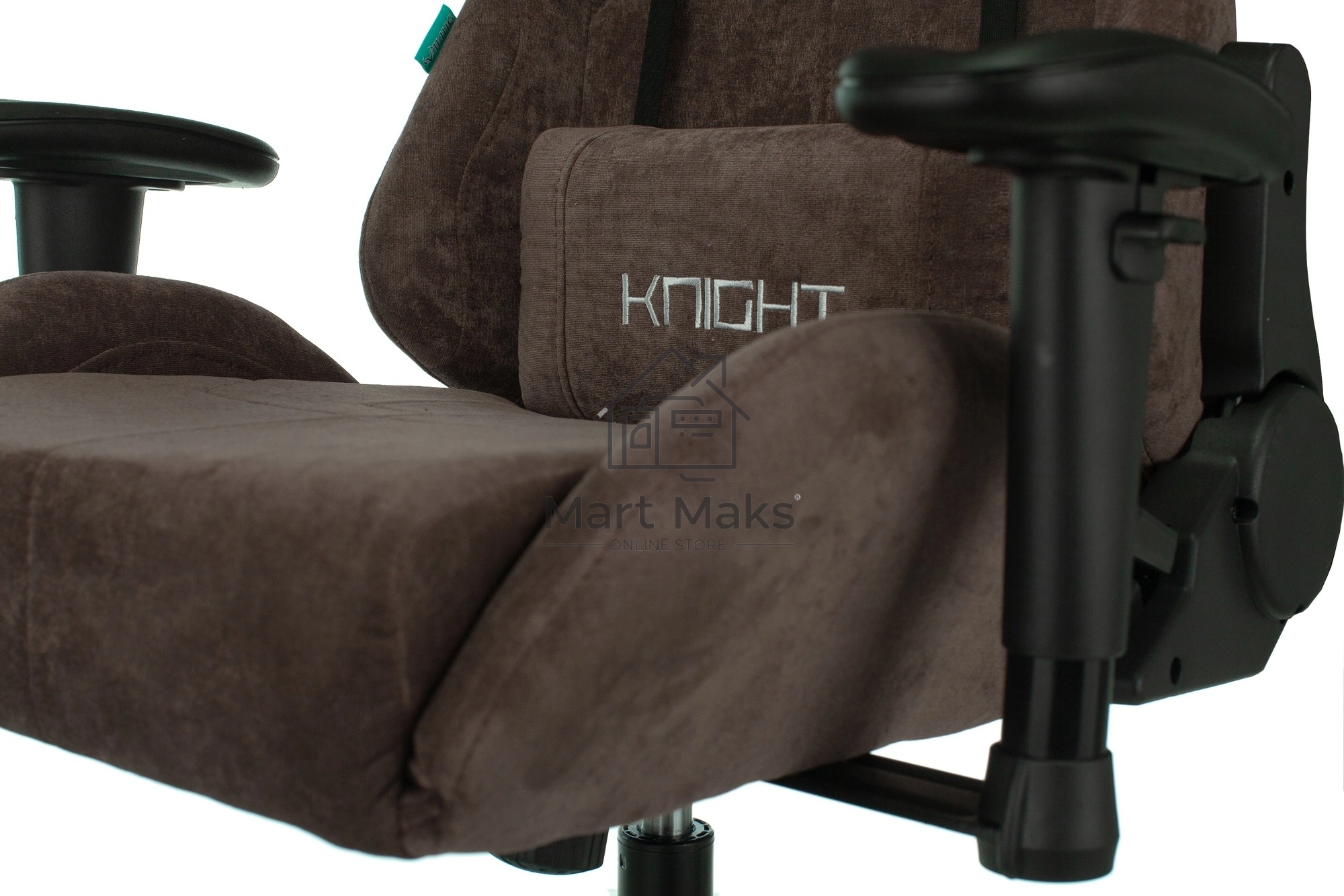 Кресло игровое Бюрократ VIKING KNIGHT LT10 FABRIC коричневый крестовина металл/пластик