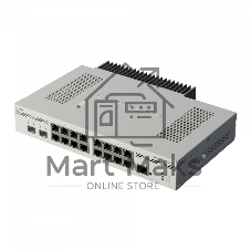 Маршрутизатор MikroTik CCR2004-16G-2S+PC, 16×1 Гбит/с + 2×10 Гбит/с SFP+, управляемый
