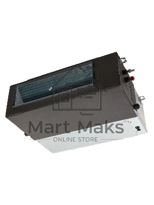 Блок внутренний сплит-системы канального типа Ballu BLC_D/in-48HN1_21Y 48000 BTU, 140 м², 44 дБ, охлаждение, обогрев, осушение, серый