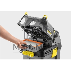Строительный пылесос Karcher NT 30/1 Tact Te L серый, 1380 Вт, уборка сухая/влажная, пылесборник мешок/контейнер, 30 л