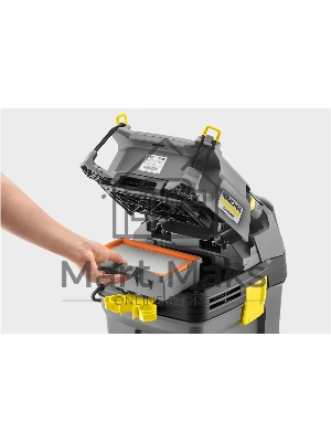 Строительный пылесос Karcher NT 30/1 Tact Te L серый, 1380 Вт, уборка сухая/влажная, пылесборник мешок/контейнер, 30 л