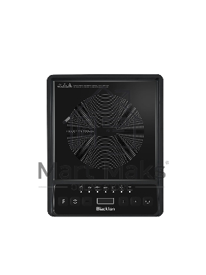 Плита настольная электрическая Blackton Bt IC133C Black, индукционная, мощность: 2000 Вт, тип управления: электронное, регулировка мощности: 8 уровней, количество автоматических программ: 7, размер варочной поверхности: 190 мм, материал корпуса: пластик, 