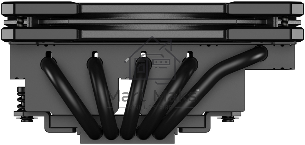 Кулер ID-COOLING IS-55 ARGB черный 120мм алюминий+медь 2000rpm 31.5db 4-pin 125W 55мм