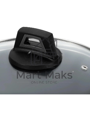 Кастрюля Polaris Graphit 24C, 4 л, с крышкой, темно-серый