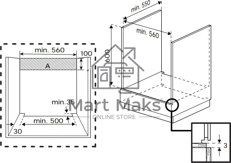 Встраиваемый духовой шкаф электрический Beko BBIM13300X черный