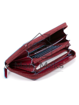 Кошелек женский Piquadro Blue Square PD1515B2R/R красный натур.кожа