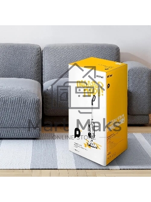 Швабра паровая Kitfort КТ-1072 1300Вт белый/черный