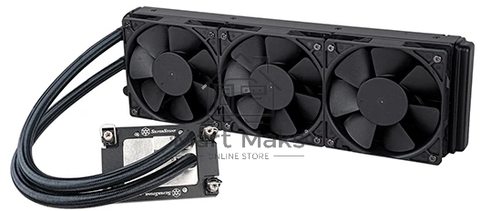 Система жидкостного охлаждения SilverStone XE360-4677, 360 мм, 3x120 мм, 600-2800 об/мин, 46 дБ, 4 pin PWM, LGA 4677