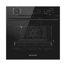 Духовой шкаф Kuppersberg HO 622 B, High-Tech, 78 л, комбинированное управление, дисплей, таймер, 11 режимов, макс. температура 300 градусов, гриль, телескопические направляющие (на 1 уровень), энергоэффективность А, цвет черный, цвет фурнитуры черный