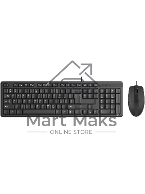 Комплект клавиатура + мышь A4Tech KR-3330 клав:черный мышь:черный USB