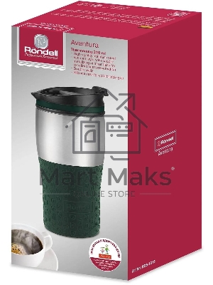 Термокружка Rondell RDS-1816 0.32 л, графитовый