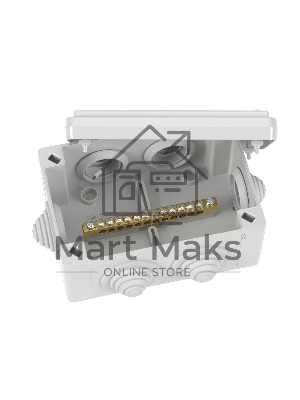 Коробка уравнивания потенциалов DKC 12 зажимов 6 вводов д.25мм 120х80х50мм IP55