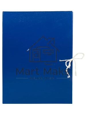 Короб архивный 2 завязки Silwerhof КБЗ-2-120P, бумвинил, корешок 120мм, разобранный A4, ассорти