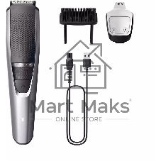 Триммер Philips Series 3000 BT3239/15, 5Вт, серебристый/серый