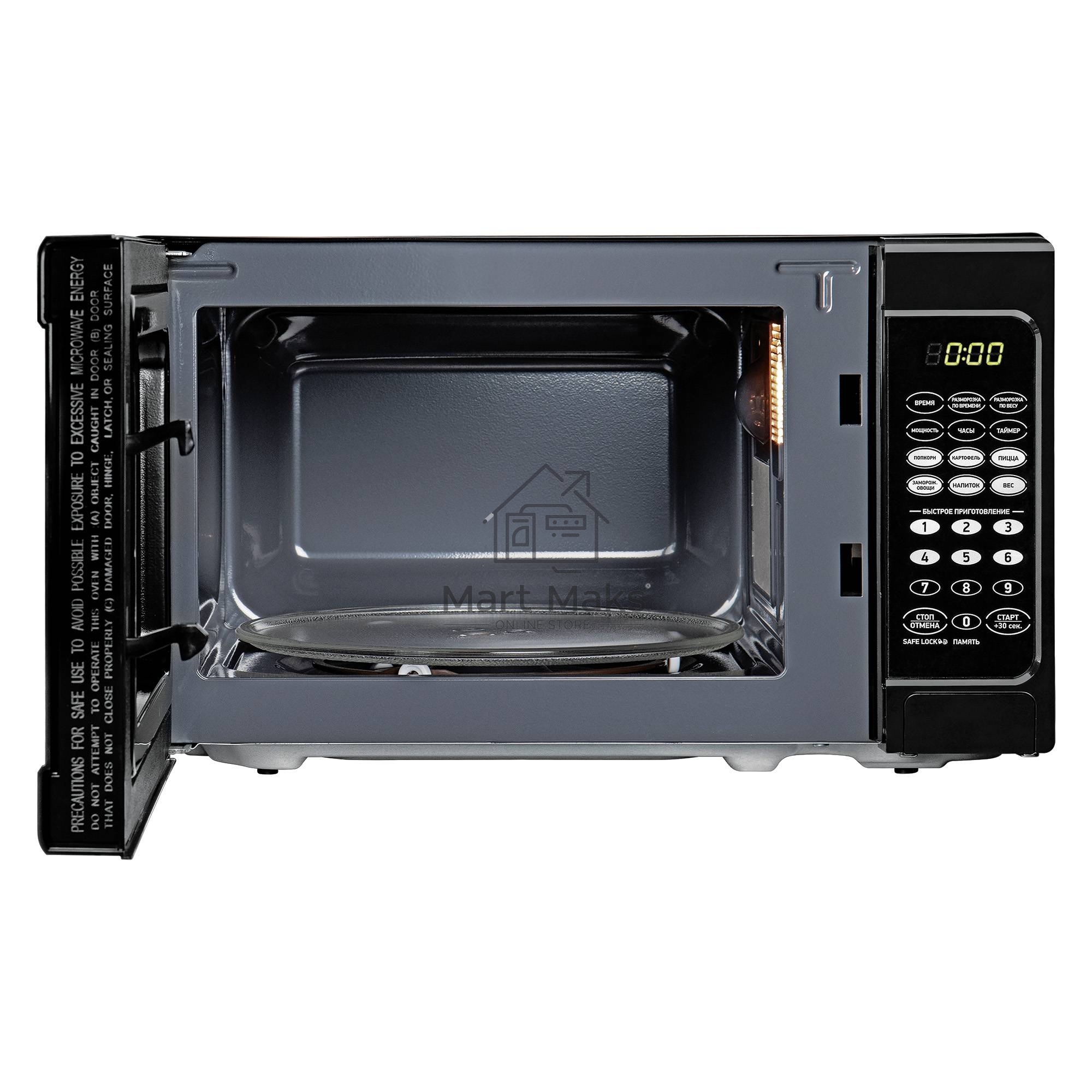 Микроволновая печь BBK 20MWS-727S/B черный, 20 л, 700 Вт, сенсор
