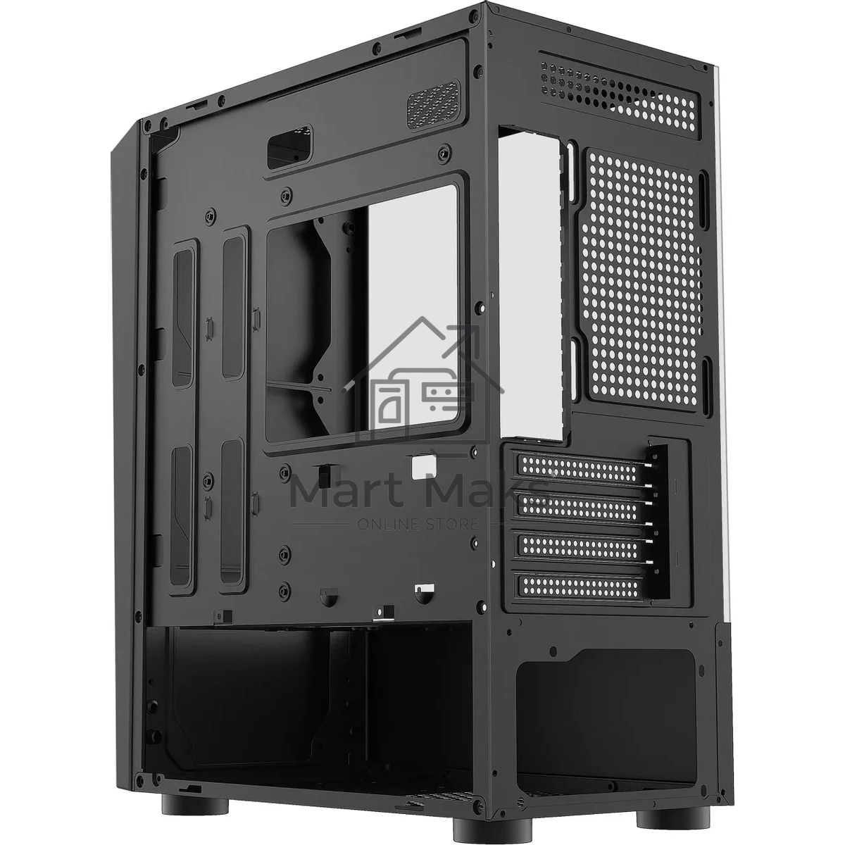 Компьютерный корпус Bloody BD-CC102F черный без БП mATX 2x120мм 2xUSB 2.0 1xUSB 3.0 audio bott PSU