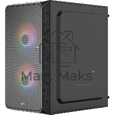 Корпус Formula Air Mesh G4 Plus AR Black, Mini-Tower, чёрный, 3 x 120 мм
