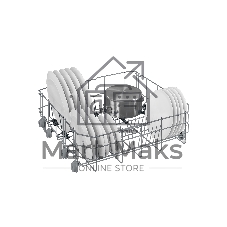 Встраиваемая посудомоечная машина Beko BDIN15320, белый, 59.8 см, 13 компл., 49 дБ, класс A