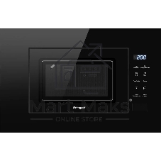 Микроволновая печь встраиваемая Weissgauff HMT-206 Compact Grill черный, 20 л, 700 Вт, переключатели - сенсор