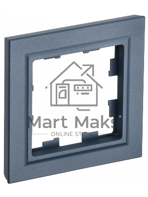 Рамка 1-местная IEK BRITE РУ-1-БрМ маренго