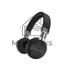Беспроводные полноразмерные наушники Maxvi MHF-201BT черные, Bluetooth 5.3\FM\MP3\300 мАч\микрофон