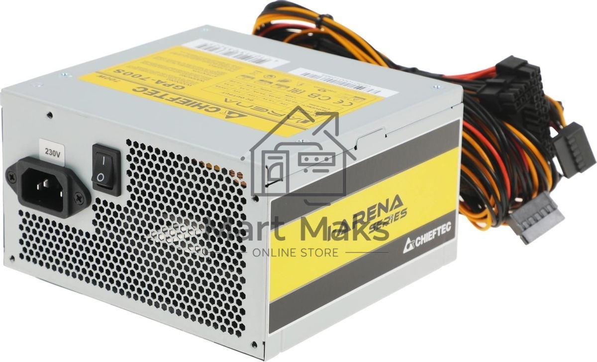 Блок питания Chieftec iArena GPA-700S, 700Вт, 120мм, серый Блок питания Chieftec iArena GPA-700S, 700Вт, 120мм, серый