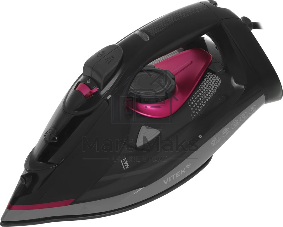 Утюг Vitek VT-IRN1203 черный, 2400 Вт, 430 мл