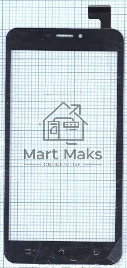 Сенсорное стекло (тачскрин) HS1331, черное