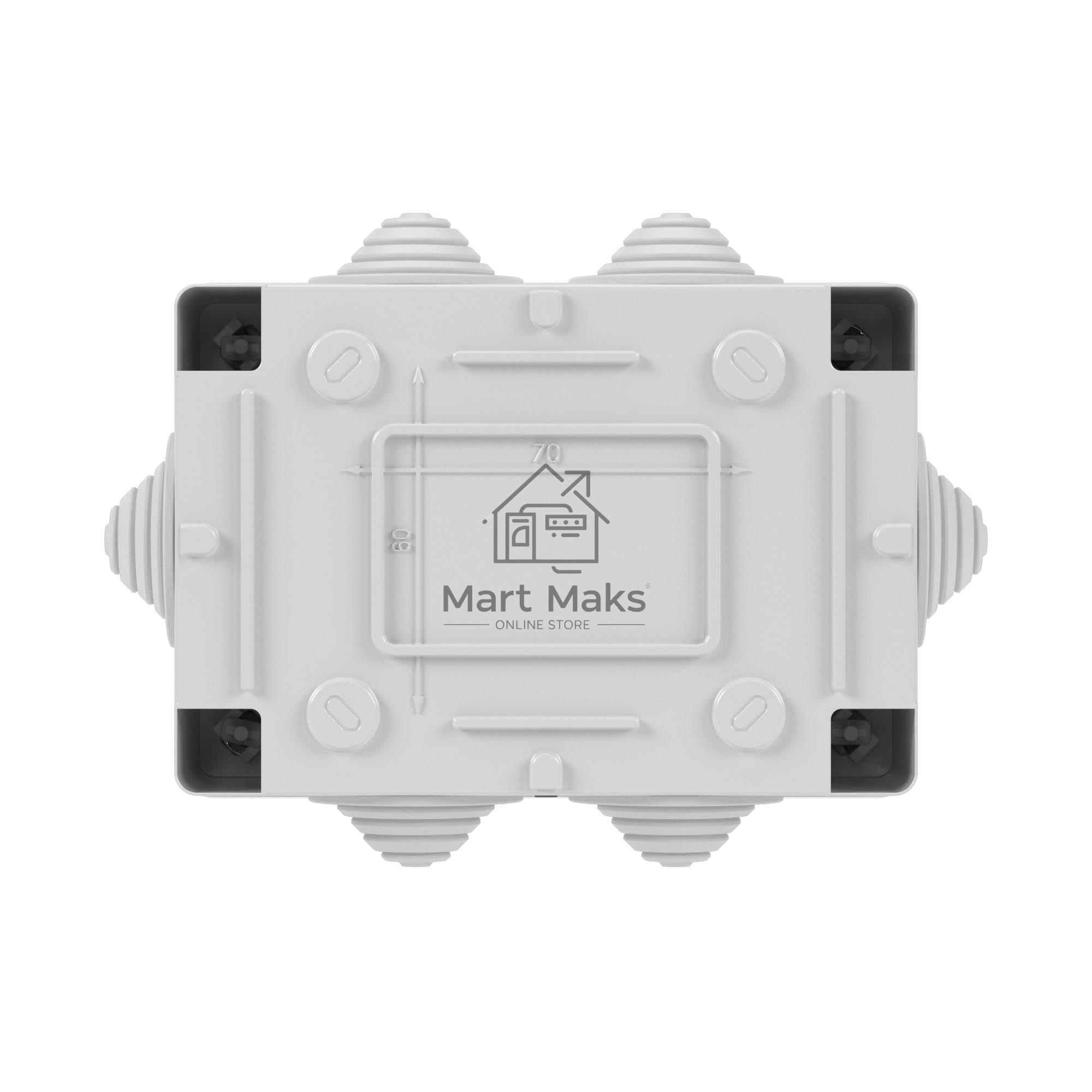 Коробка уравнивания потенциалов DKC 12 зажимов 6 вводов д.25мм 120х80х50мм IP55