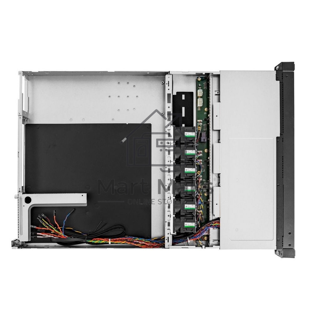 Компьютерный корпус In-Win IW-RS104-07 Single 650w Acbel/FAN 4056mm*6/SLIMSAS*4 BP)/2.5