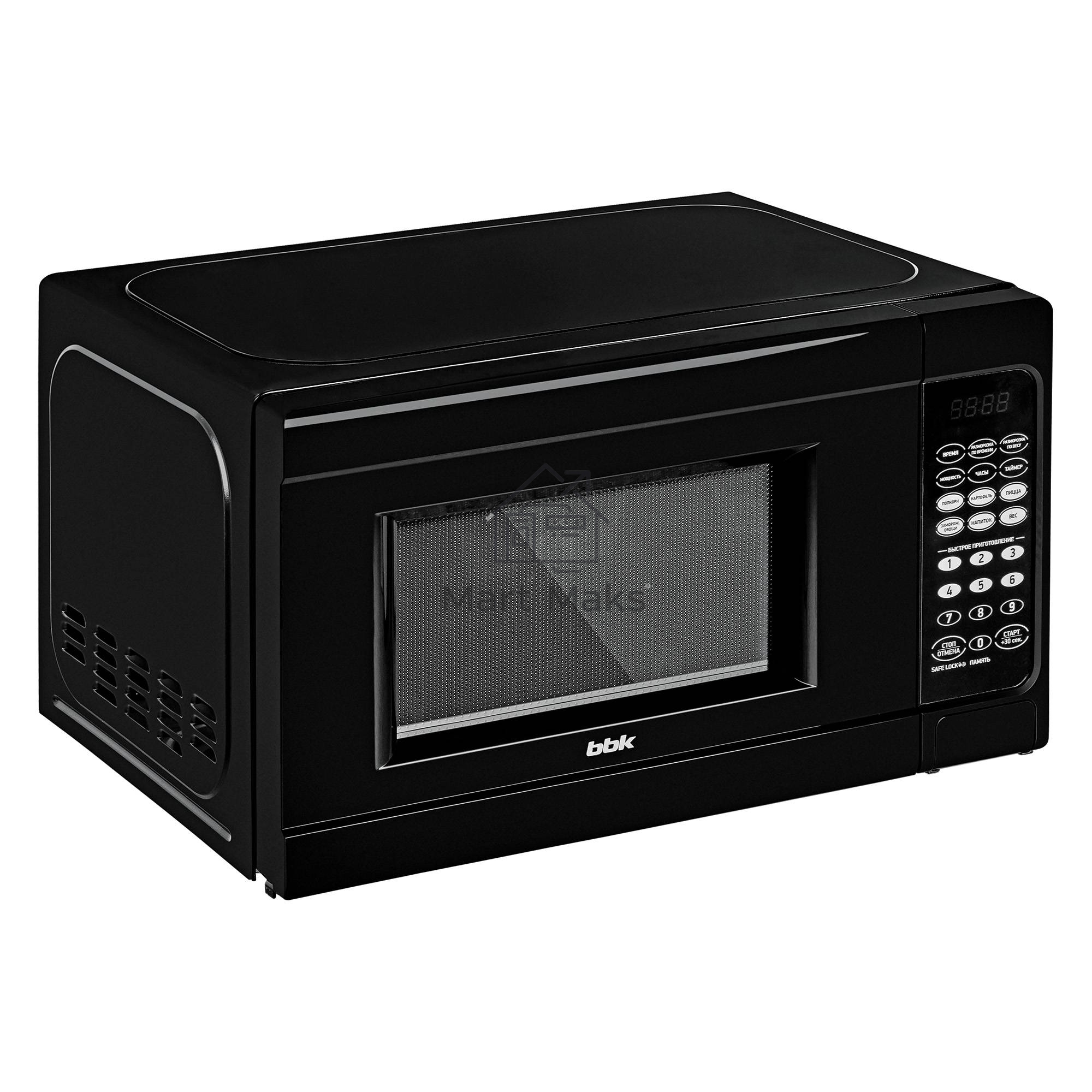 Микроволновая печь BBK 20MWS-727S/B черный, 20 л, 700 Вт, сенсор