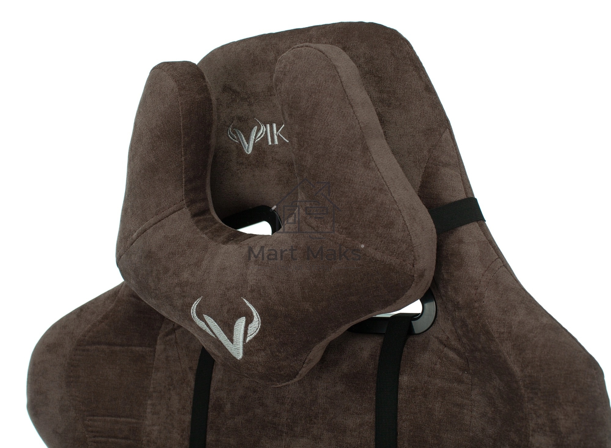 Кресло игровое Бюрократ VIKING KNIGHT LT10 FABRIC коричневый крестовина металл/пластик