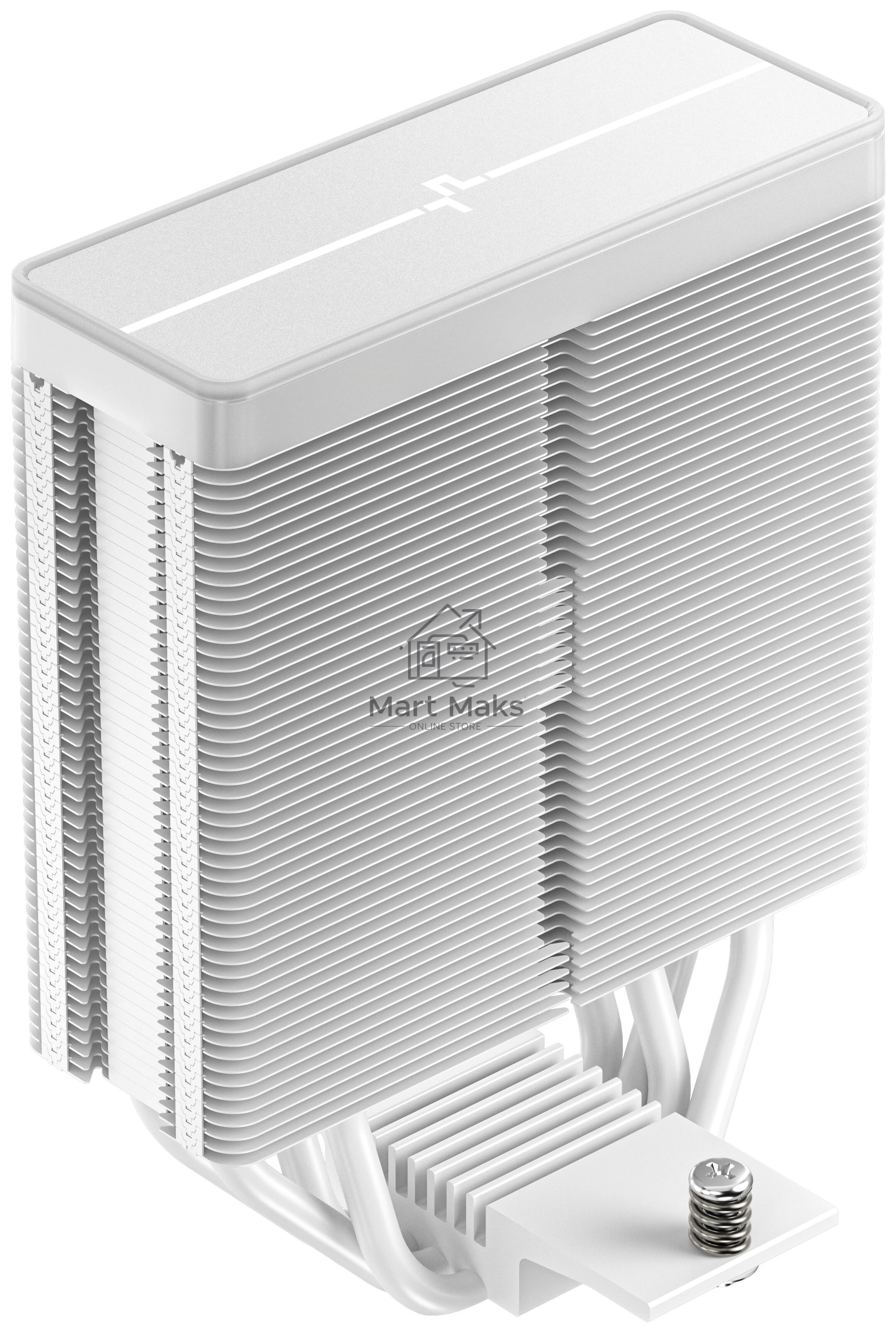 Кулер для процессора DEEPCOOL AG400 WH ARGB V2 белый 120мм алюминий+медь 2100rpm 31.6db 4-pin 220W 152мм