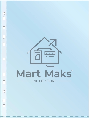 Папка-вкладыш Silwerhof Daily синий глянцевые А4+ 30мкм (упак.:50шт)