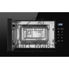 Микроволновая печь встраиваемая Weissgauff HMT-206 Compact Grill черный, 20 л, 700 Вт, переключатели - сенсор