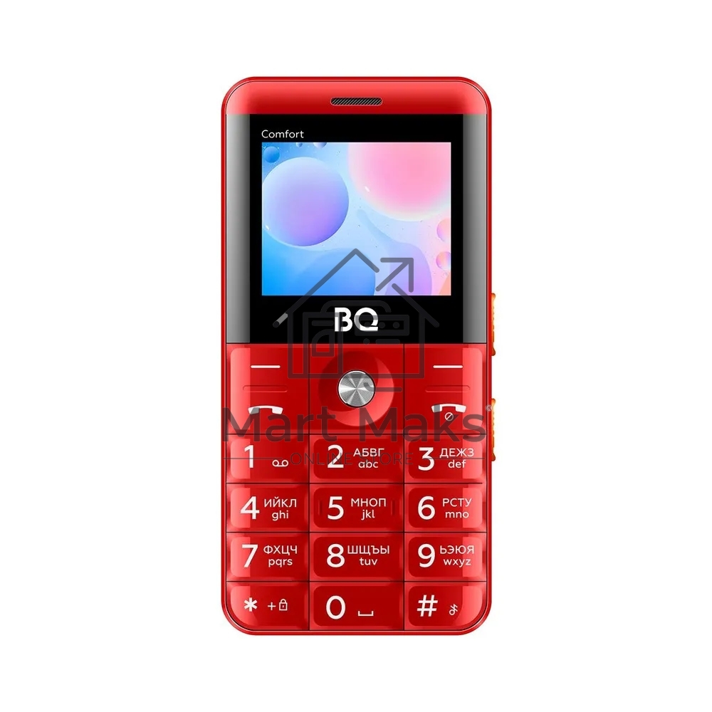 Мобильный телефон BQ 2006 Comfort красный/черный