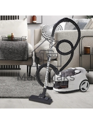 Пылесос Coolfort CF-3040 белый, 250/1800 Вт, уборка сухая, пылесборник контейнер, 2 л