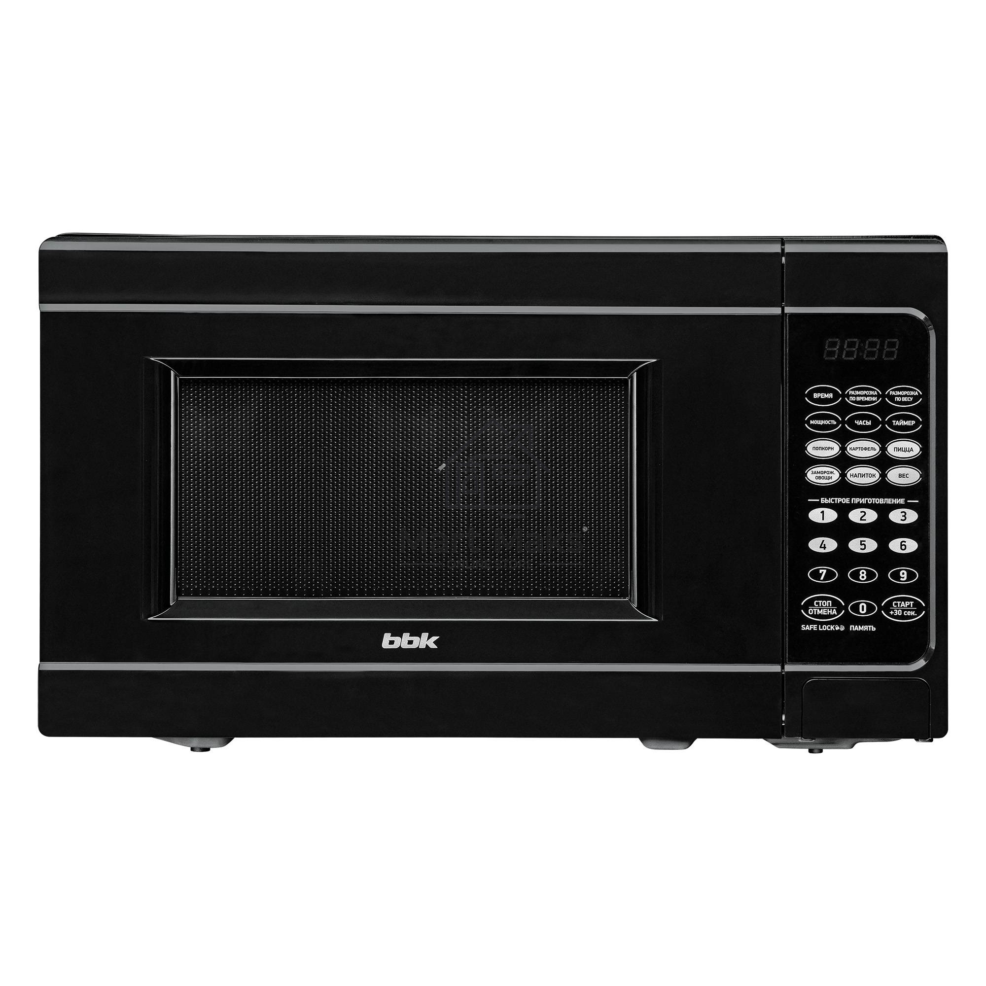 Микроволновая печь BBK 20MWS-727S/B черный, 20 л, 700 Вт, сенсор