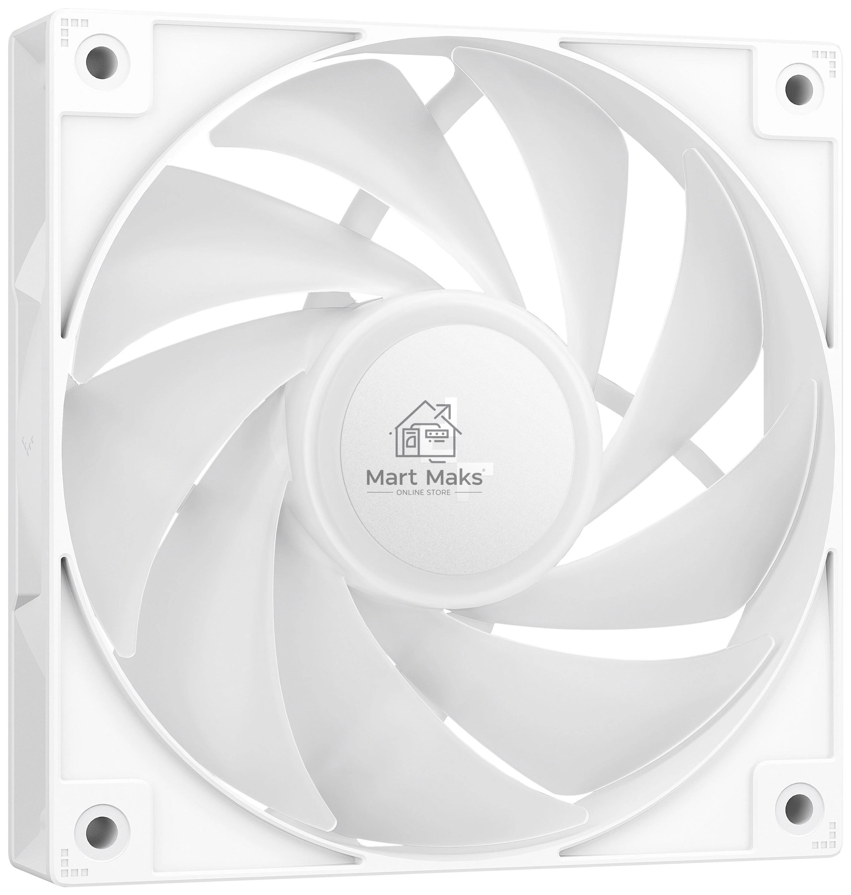 Кулер для процессора DEEPCOOL AG400 WH ARGB V2 белый 120мм алюминий+медь 2100rpm 31.6db 4-pin 220W 152мм