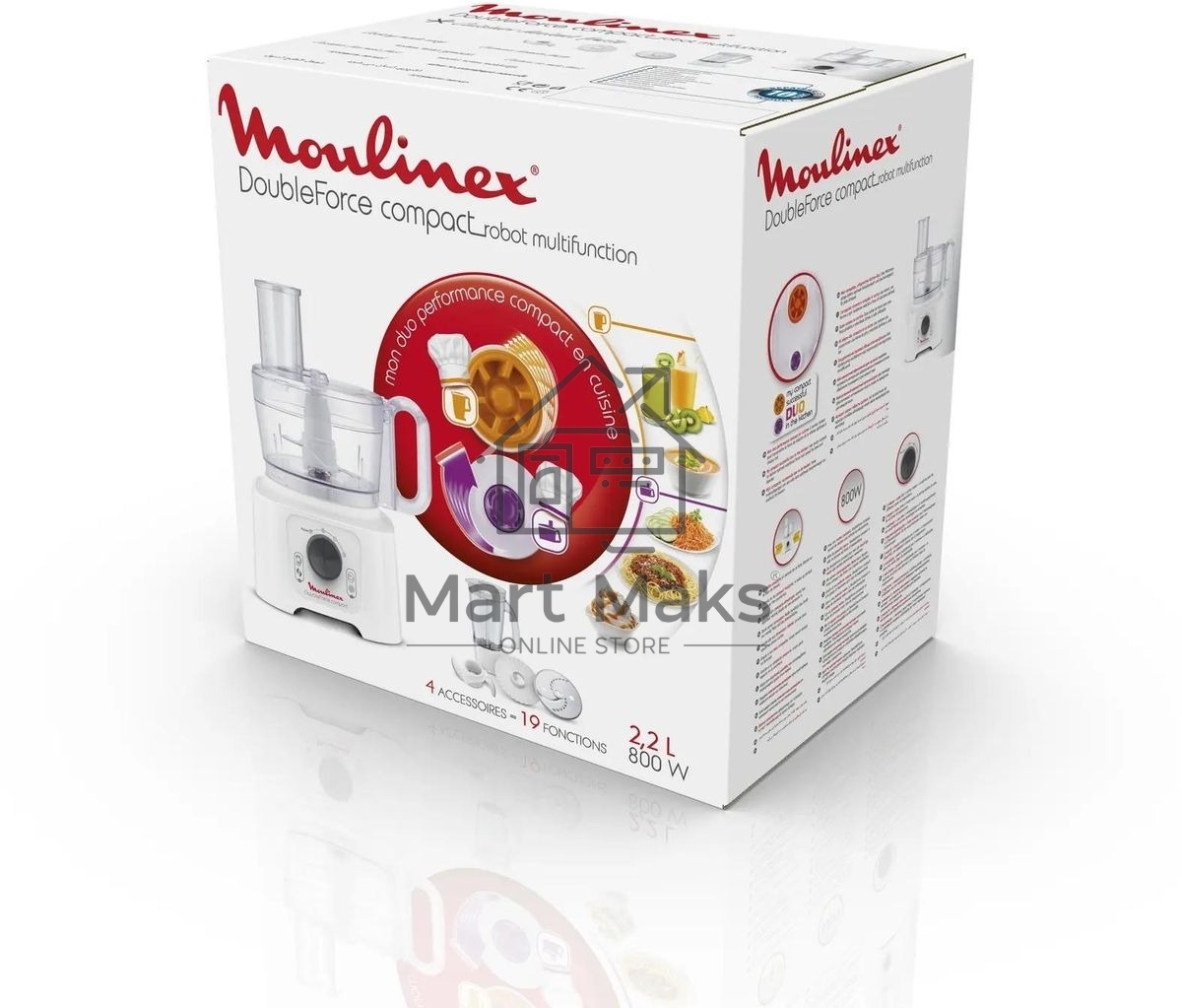 Кухонный комбайн Moulinex FP542111, белый