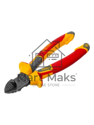 Бокорезы Denzel диэлектрические рукоятки, до 1000 В, трехкомпонентные рукоятки, 160 мм